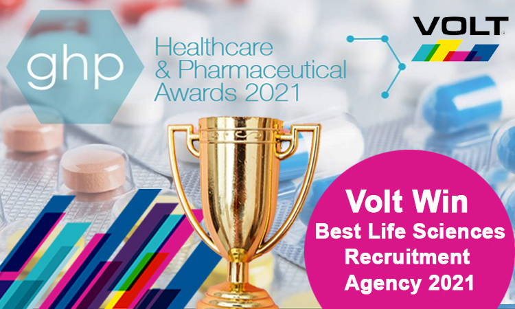 Volt Win Best Life Sciences Recruitment Agency 2021 · Volt